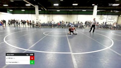 120 lbs Round Of 128 - Jadyn Wren, CA vs Dylan Fernandez, FL