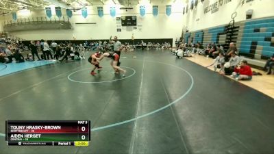 150 lbs Round 3 (4 Team) - Aiden Herget, Central vs Touny Hrasky-Brown, Scottsbluff