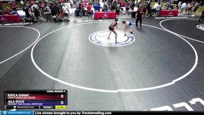 138 lbs Cons. Round 4 - Kayla Ganac, Legacy Wrestling Center vs Aila Duus, Fremont High School Wrestling