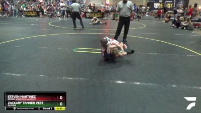 53 lbs Quarterfinal - Steven Martinez, Region Wrestling Academy vs Zackary Tanner Vest, Olympia