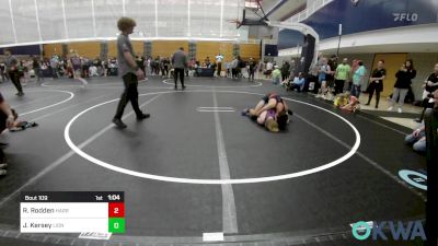 100 lbs Rr Rnd 2 - Ryatt Rodden, Harrah Little League Wrestling vs Joseph Kersey, Lions Wrestling Academy