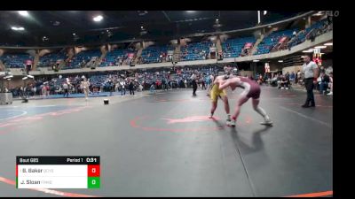 138 lbs Cons. Round 3 - Brody Baker, Quincy Senior vs Jack Sloan, Fremd