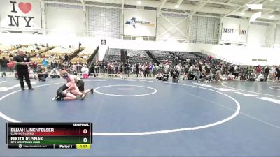 145 lbs Semifinal - Nikita Rusnak, GPS Wrestling Club vs Elijah Linenfelser, Club Not Listed