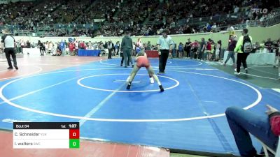 87 lbs Round Of 32 - Caleb Schneider, Yukon vs Lane Walters, Salina Wrestling Club