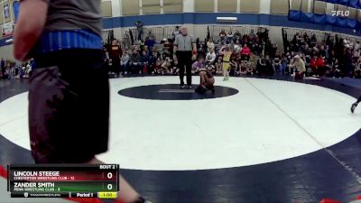 63 lbs Round 1 (4 Team) - Lincoln Steege, Chesterton Wrestling Club vs Zander Smith, Penn Wrestling Club