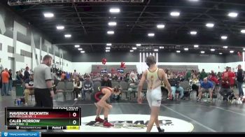 100 lbs Placement Matches (8 Team) - Maverick Beckwith, Elite Ath Club WE vs Caleb Morrow, Legacy Red