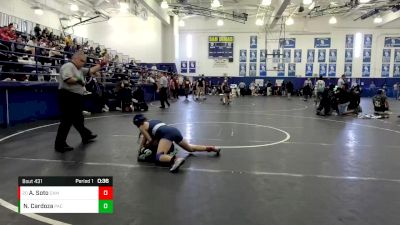 106 lbs Cons. Round 4 - Aubrey Soto, Camarillo vs Nina Cardoza, Pacific