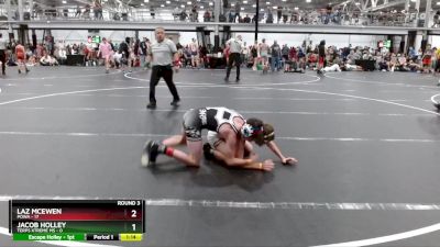 88 lbs Round 3 (4 Team) - Laz McEwen, POWA vs Jacob Holley, Terps Xtreme MS