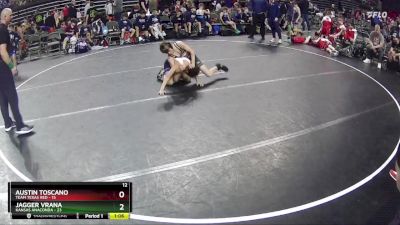 95 lbs Semis & 1st Wrestleback (8 Team) - Jagger Vrana, Kansas Anaconda vs Austin Toscano, Team Texas Red