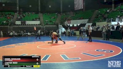 160 lbs Semifinal - Carter Reed, Jasper vs Ansel Goggans, Scottsboro