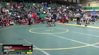 150 lbs Quarterfinal - Jaxon Joy, WADSWORTH vs LUKE SEAMAN, LOUISVILLE