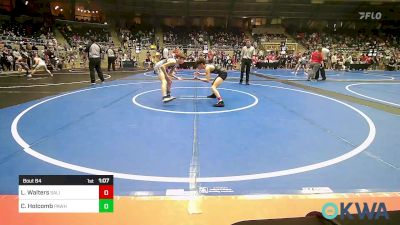 86 lbs Semifinal - Lane Walters, Salina Wrestling Club vs Cael Holcomb, Pawhuska Elks Takedown