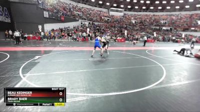 145 lbs Cons. Round 2 - Brady Baer, Team Nazar vs Beau Kedinger, Slinger Red Rhinos WC