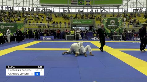 TALLES NOGUEIRA DA SILVA vs ALBERTO SANTOS DUMONT LIMA DA CR 2024 Brasileiro Jiu-Jitsu IBJJF