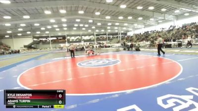 4-285 lbs Semifinal - Adams Turpin, Varina vs Kyle Desantos, Heritage High School