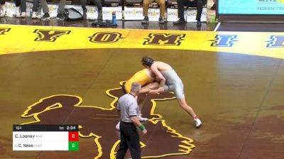 184 lbs Carless Looney, Wyoming vs Chip Ness, North Carolina