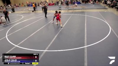 145 lbs Cons. Round 3 - Riley Clark, Summit Wrestling Academy vs Amilio Salas, Pinnacle Wrestling Club