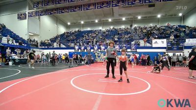 67 lbs Round Of 16 - Coleman Shouse, Cowboy Wrestling Club vs Kelby Stovall, Ada Youth Wrestling