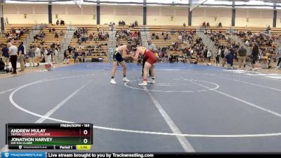 165 lbs Cons. Semi - Andrew Mulay, Triton Community College vs Jonathon Harvey, UW-Eau Claire