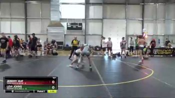117 lbs Round 1 (6 Team) - Jeremy Huf, Team Gotcha Blue vs Levi Johns, Indiana Outlaws 2
