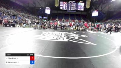 138 lbs Cons 64 #2 - Jacob Sieminski, Oregon vs David Ensminger, New York