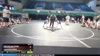 45 lbs Round 1 (3 Team) - Paxton Holcombe, Carolina Reapers vs Chapman Henke, Team Bear Wrestling Club Red