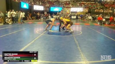 AA - 182 lbs Cons. Round 1 - Braedon Rankin, Great Falls / MSDB vs Matteo Bugni, Helena Capital