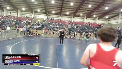 130 lbs Quarterfinal - Michael Rummel, Montana vs Kobe Cunanan, Washington