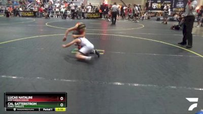 70 lbs Quarterfinal - Cal Satterstrom, Funky Singlets vs Lucas Natalini, East Kansas Eagles