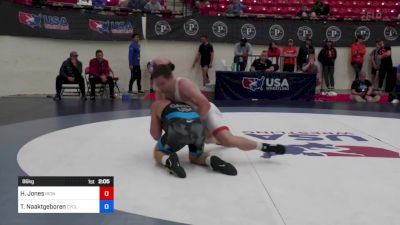 86 kg Rnd Of 32 - Hunter Jones, Ironclad Wrestling Club vs Tate Naaktgeboren, Cyclone Regional Training Center C-RTC