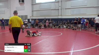 85 lbs 3rd Place - Lucas Mazzarella, Rogue W.C. (OH) vs Koby Collins, Phoenix W.C.