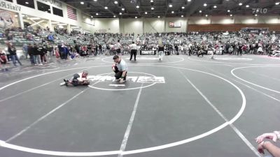 62 lbs Consi Of 16 #2 - Nolan Bingham, Rocklin Rampage vs Hudson Cook, Lassen Wrestling Association