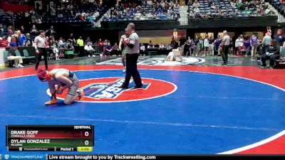 3A-126 lbs Semifinal - Dylan Gonzalez, Pickens vs Drake Goff, Coahulla Creek