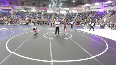 100 lbs Round Of 16 - Elsie Vialpando, Misfits vs Romolo Lopez, Montrose Elite