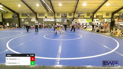 86 lbs Rr Rnd 1 - Wyatt Sweeten, Willard Youth Wrestling vs Tanner Swinford, Monett Youth Wrestling Club