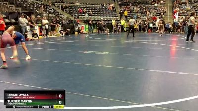 70 lbs Cons. Round 7 - Urijah Ayala, Sebolt Wrestling Academy vs Turner Martin, Shenandoah Elks