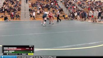 184 lbs Champ. Round 1 - Ross Meskimen, Ridgewater Community College vs Hank Gierke, UW-Eau Claire