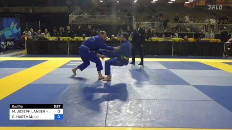 MAXWELL JOSEPH LANGER vs DANIEL HARTMAN 2024 Pan Jiu Jitsu IBJJF Championship