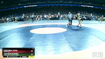 D1-150 lbs Quarterfinal - Dayveon Rupert, Lakeview HS (Battle Creek) vs Matthew Joyce, Dexter HS