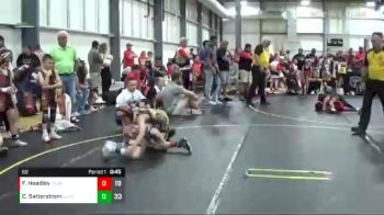 60 lbs Finals (8 Team) - Cal Satterstrom, The Funky Singlets Teal vs Fletcher Headley, Steel Valley