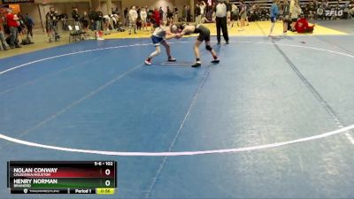 102 lbs Cons. Round 3 - Henry Norman, Brainerd vs Nolan Conway, Caledonia/Houston