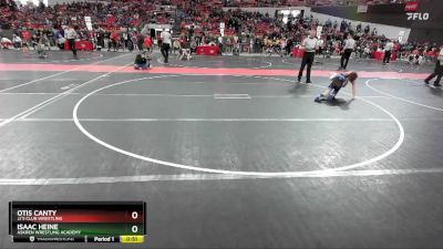 91 lbs Cons. Round 3 - Isaac Heine, Askren Wrestling Academy vs Otis Canty, JJ`s Club Wrestling