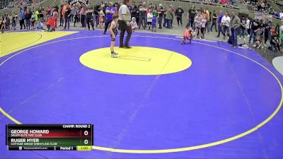 59 lbs Champ. Round 2 - Ruger Myer, Cottage Grove Wrestling Club vs George Howard, Salem Elite Mat Club