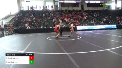 157 lbs Round Of 16 - Hunter Ladnier, Harvard vs Christopher Barker, Binghamton