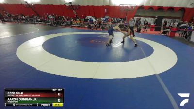 187 lbs Round 5 - Reed Falk, Middleton Area Wrestling Club vs Aaron Dunigan Jr., Wisconsin