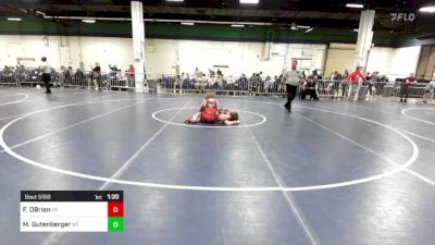 120 lbs Consi Of 64 #1 - Finnegan OBrien, NY vs Mason Gutenberger, MT