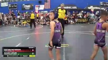 65 lbs Round 2 (6 Team) - Dayton Patterson, Team Gotcha vs Bowen Lefler, Untouchables Purple