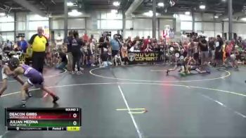 72 lbs Round 2 (6 Team) - Julian Medina, Team Gotcha vs Deacon Gibbs, Untouchables White