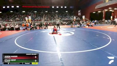 3A-138 lbs Champ. Round 1 - Jaxon Haider, Evanston vs Ethan Kemp, Pinedale