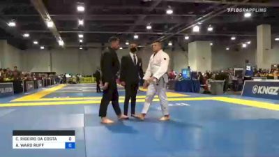 CRISTIANO RIBEIRO DA COSTA vs ARTHUR WARD RUFF 2021 World Master IBJJF Jiu-Jitsu Championship